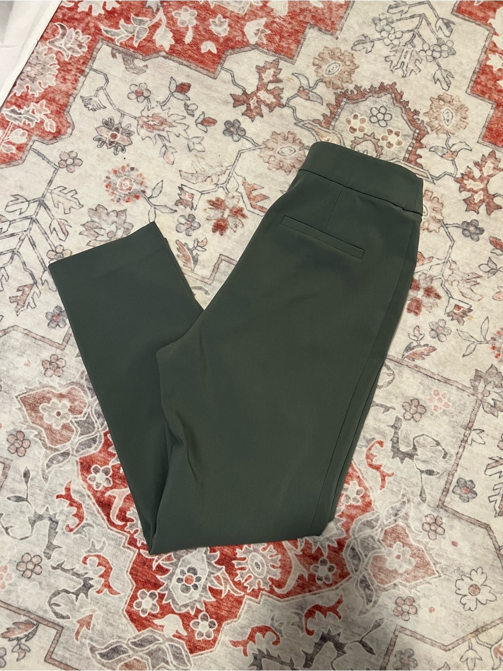 A NEW DAY Women's Tailored Olive Green Dress Pants